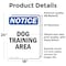 Signmission Dog Training Area, 18 in W x Rectangle, Vinyl Decal OS-2PACK-NS-D-1824-V-11435 - alternate 5